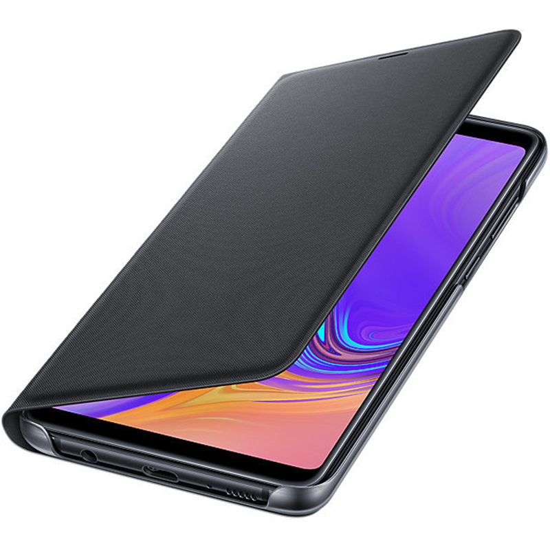 Husa Originala Samsung Galaxy A9 2018 Flip Wallet Black