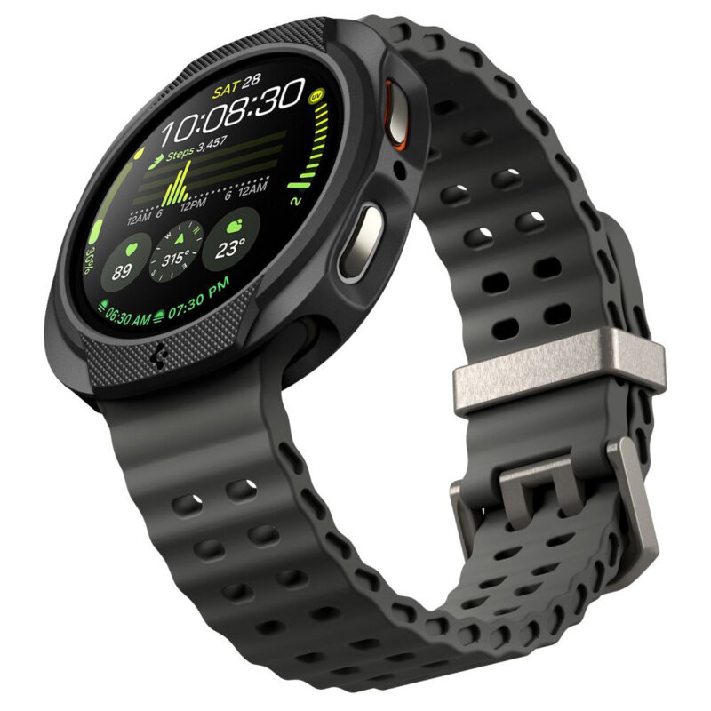Husa Samsung Galaxy Watch9 44mm Spigen Liquid Air, negru