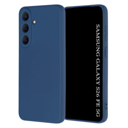 Husa silicon Samsung Galaxy S26 FE Techsuit SoftFlex, bleumarin
