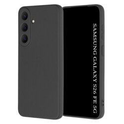 Husa silicon Samsung Galaxy S26 FE Techsuit SoftFlex, negru