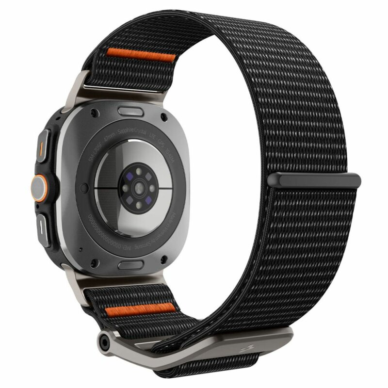 Curea Samsung Galaxy Watch Ultra 2 Spigen DuraPro Flex, negru