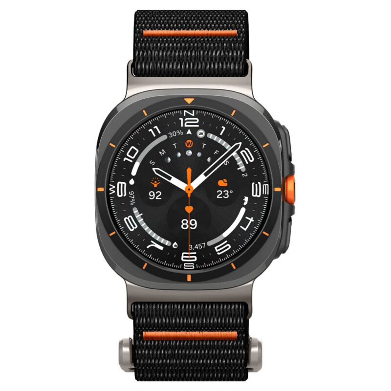 Curea Samsung Galaxy Watch Ultra 2 Spigen DuraPro Flex, negru