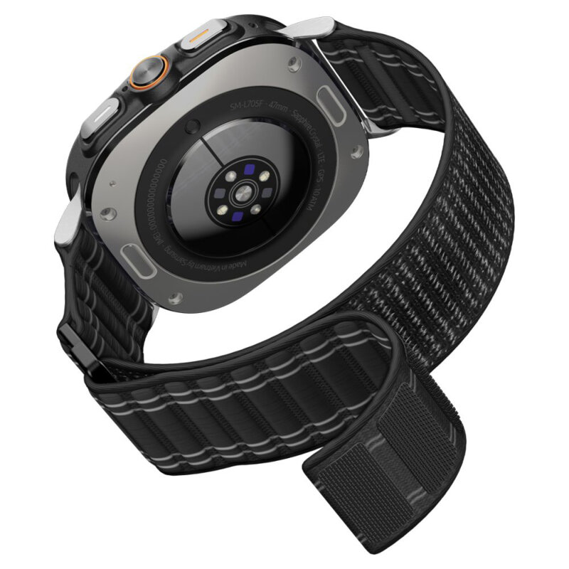 Curea Samsung Galaxy Watch Ultra 2 Spigen WBF0, negru