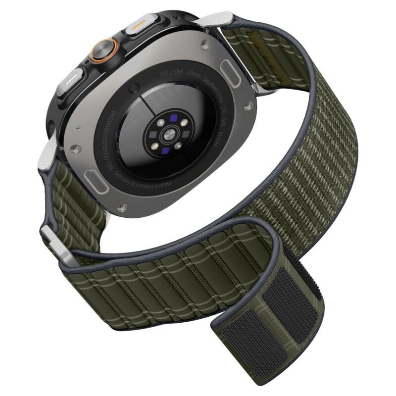 Curea Samsung Galaxy Watch Ultra 2 Spigen WBF0, verde