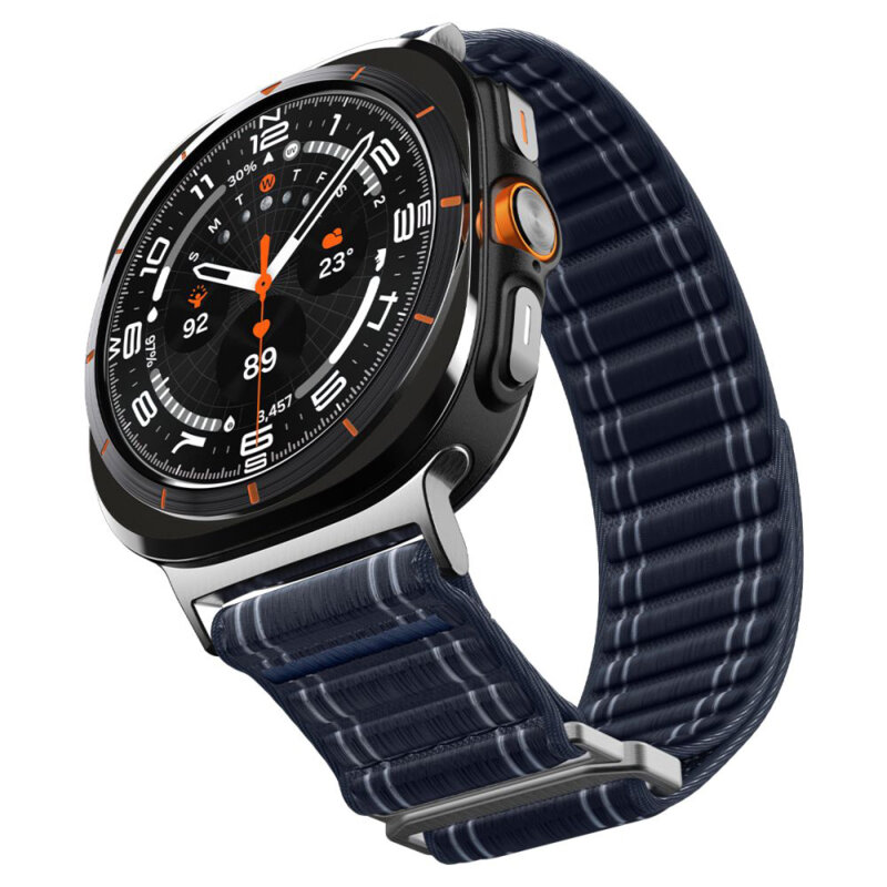 Curea Samsung Galaxy Watch Ultra 2 Spigen WBF0, bleumarin