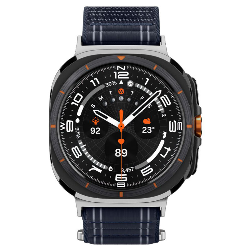 Curea Samsung Galaxy Watch Ultra 2 Spigen WBF0, bleumarin