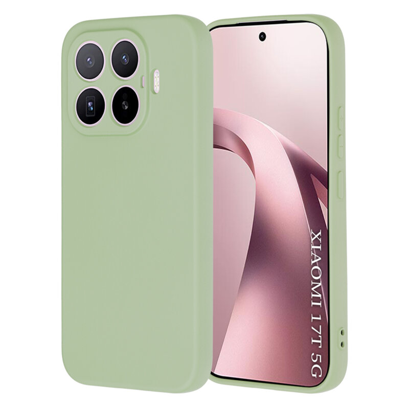 Husa silicon Xiaomi 17T Techsuit SoftFlex, verde deschis