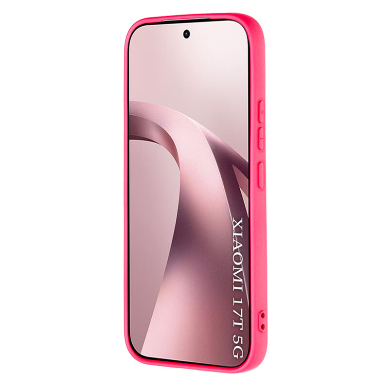 Husa silicon Xiaomi 17T Techsuit SoftFlex, fucsia