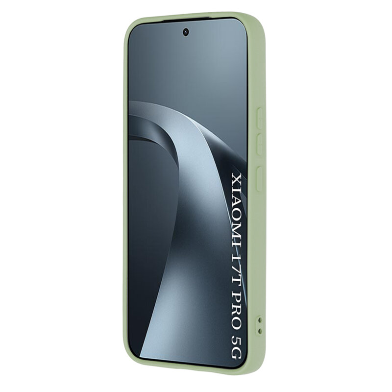 Husa silicon Xiaomi 17T Pro Techsuit SoftFlex, verde deschis