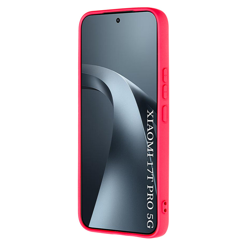 Husa silicon Xiaomi 17T Pro Techsuit SoftFlex, fucsia