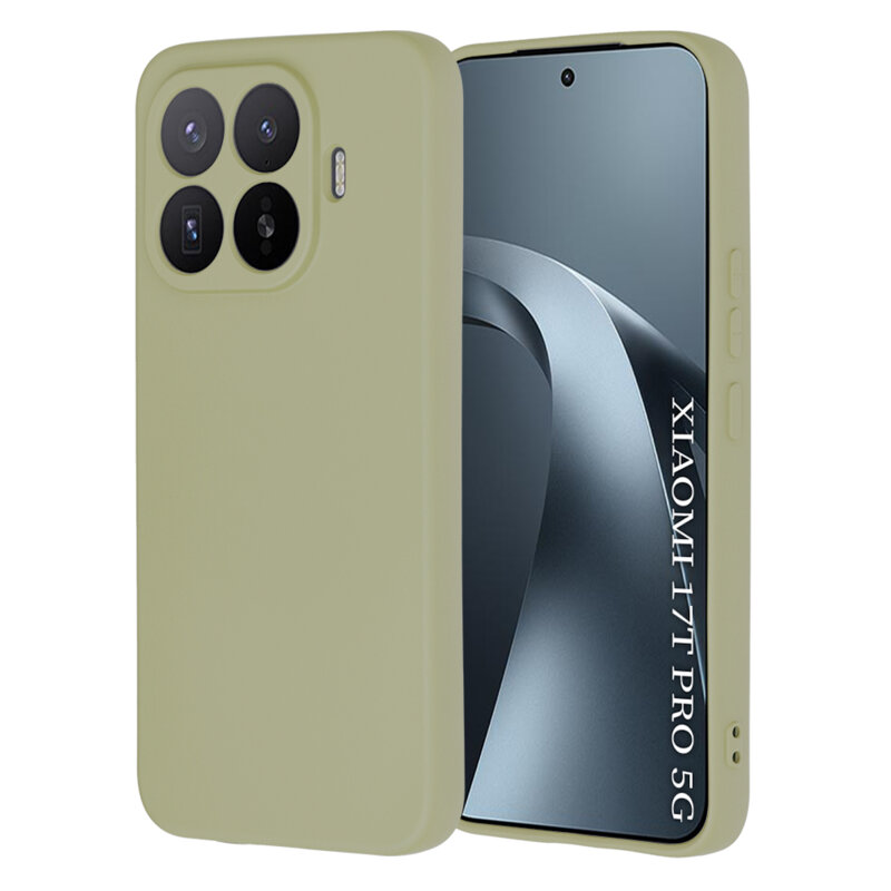 Husa silicon Xiaomi 17T Pro Techsuit SoftFlex, verde
