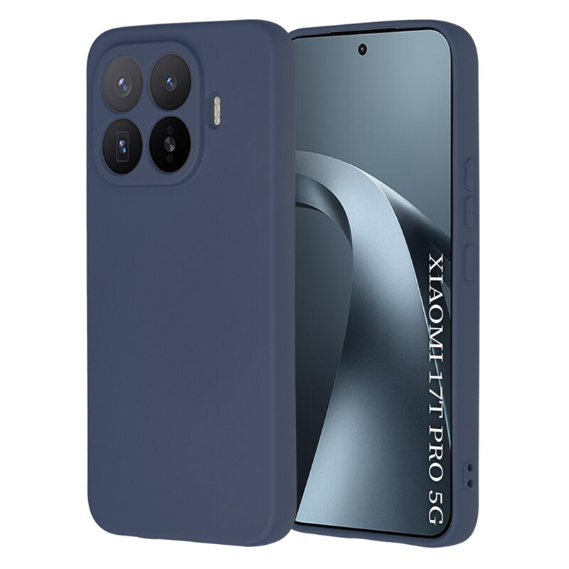 Husa silicon Xiaomi 17T Pro Techsuit SoftFlex, bleumarin