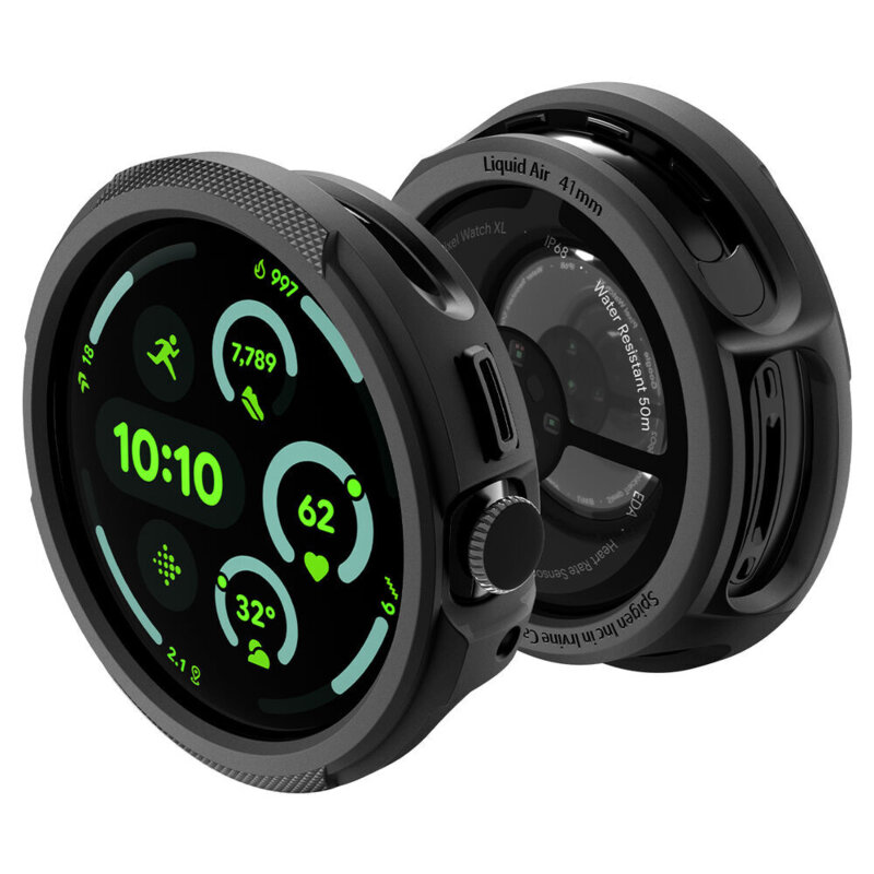 Husa Google Pixel Watch 4 41mm Spigen Liquid Air, negru