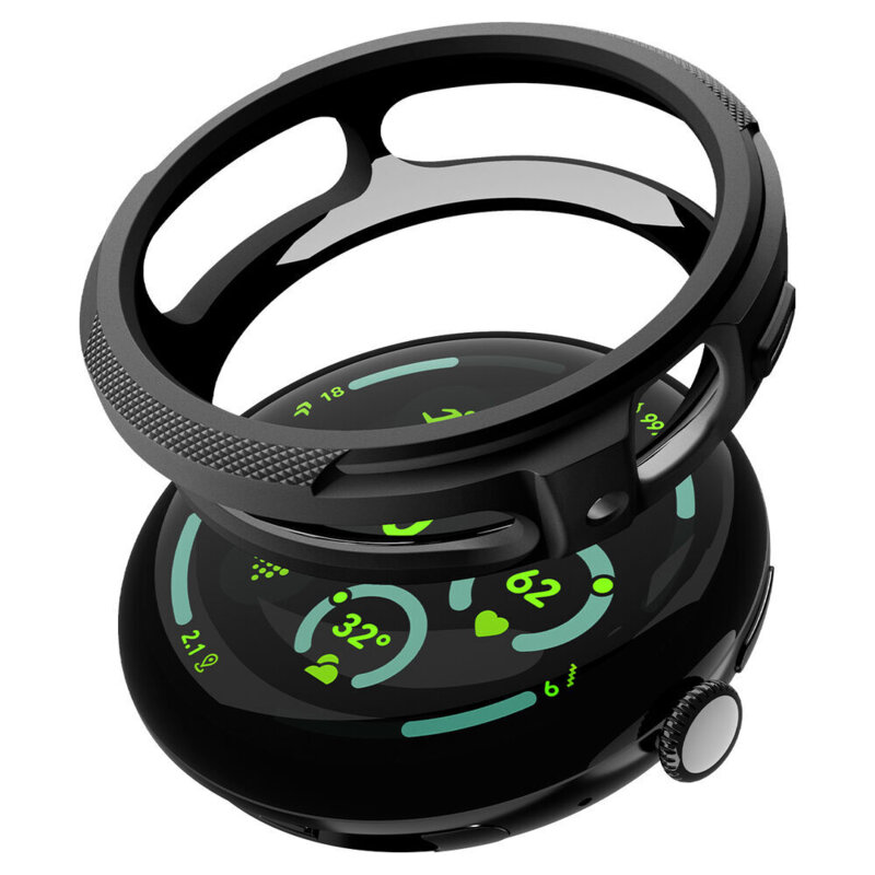Husa Google Pixel Watch 4 41mm Spigen Liquid Air, negru
