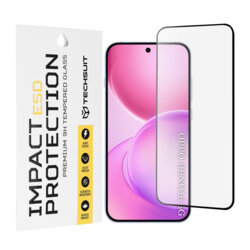 Folie sticla Oppo Reno16 Techsuit ESD Glass, negru