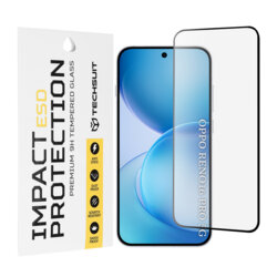 Folie sticla Oppo Reno16 Pro Techsuit ESD Glass, negru