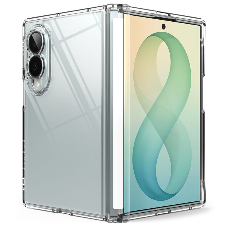 Husa Samsung Galaxy Z Fold8 Ringke Fusion Flap, transparenta
