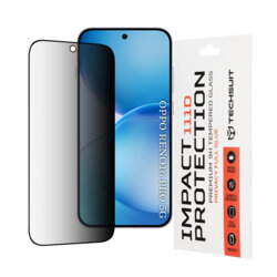 Folie sticla Oppo Reno16 Pro Techsuit 111D Privacy Full Glue, negru