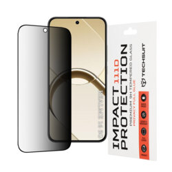 Folie sticla Realme 16 5G Techsuit 111D Privacy Full Glue, negru