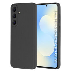 Husa silicon Samsung Galaxy S25 FE Techsuit SoftFlex, negru