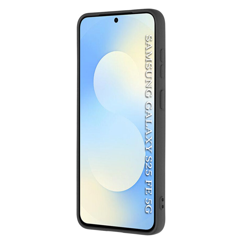 Husa silicon Samsung Galaxy S25 FE Techsuit SoftFlex, negru