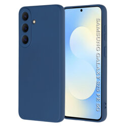Husa silicon Samsung Galaxy S25 FE Techsuit SoftFlex, bleumarin
