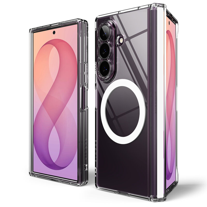 Husa Samsung Galaxy Z Fold8 Ultra Ringke Fusion Flap Magnetic, transparenta