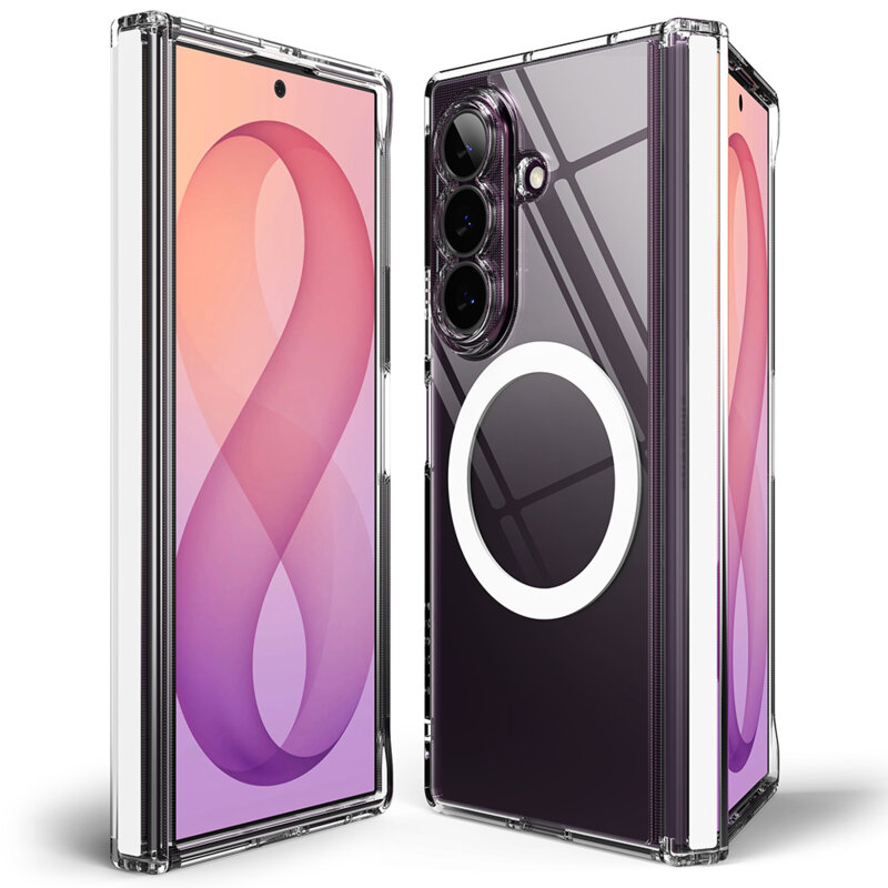 Husa Samsung Galaxy Z Fold8 Ultra Ringke Fusion Flap Magnetic, transparenta