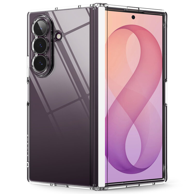 Husa Samsung Galaxy Z Fold8 Ultra Ringke Fusion Flap, transparenta