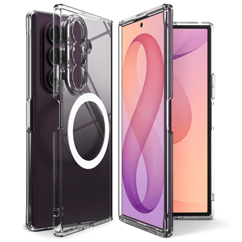 Husa Samsung Galaxy Z Fold8 Ultra Ringke Fusion Magnetic, transparenta