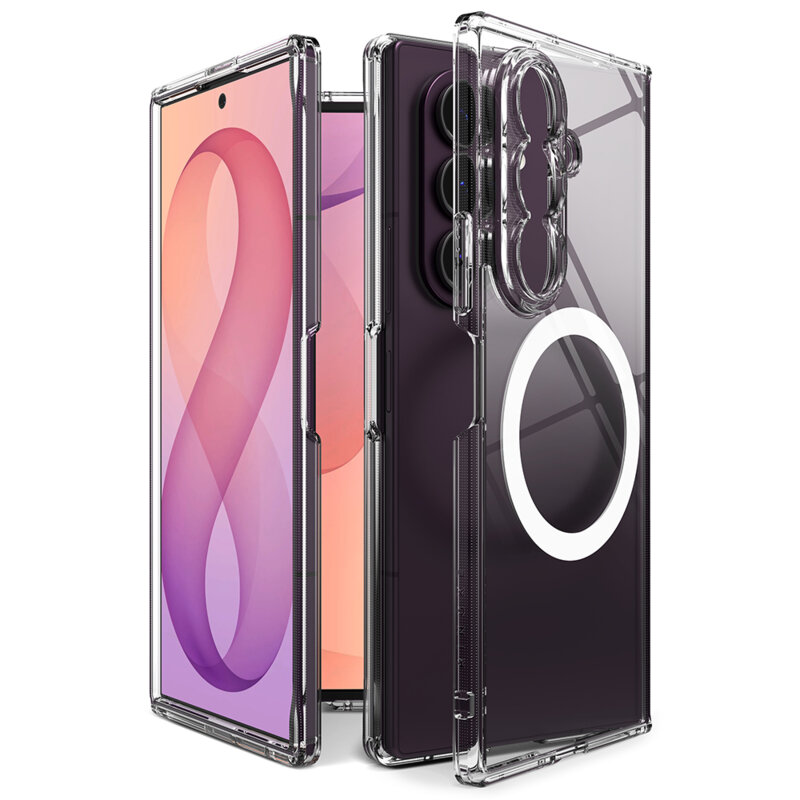 Husa Samsung Galaxy Z Fold8 Ultra Ringke Fusion Magnetic, transparenta
