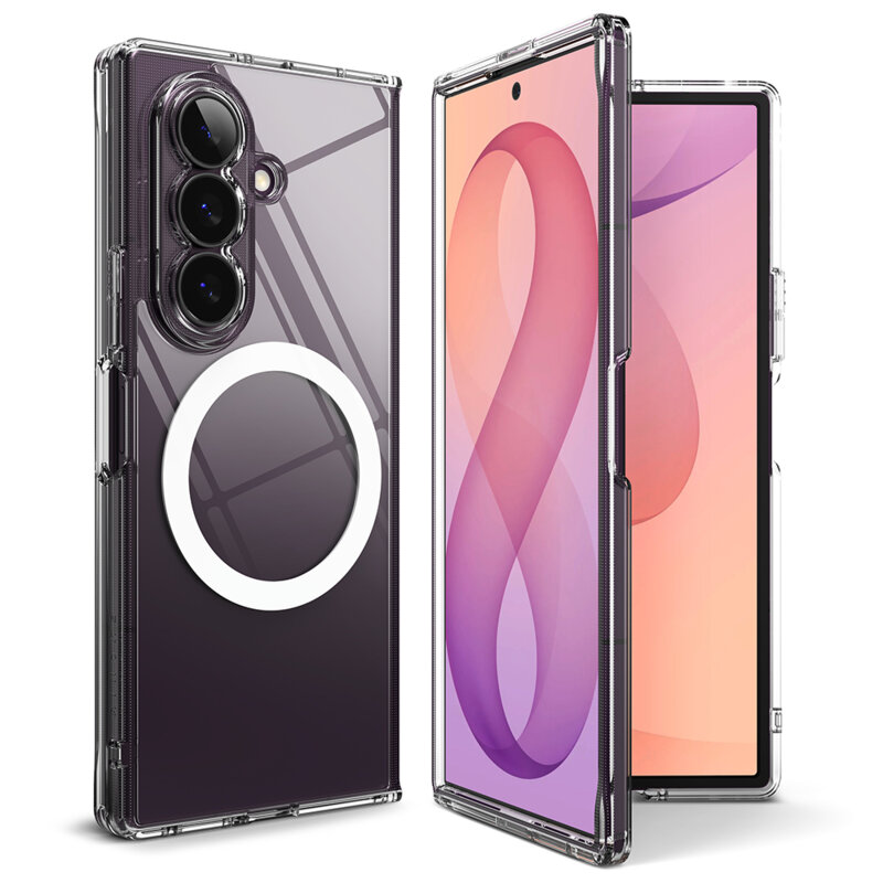 Husa Samsung Galaxy Z Fold8 Ultra Ringke Fusion Magnetic, transparenta