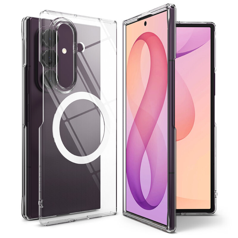 Husa Samsung Galaxy Z Fold8 Ultra Ringke Slim Magnetic, transparenta