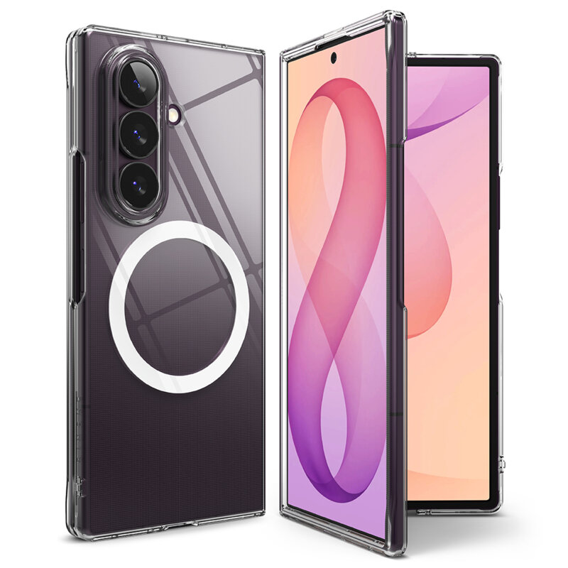 Husa Samsung Galaxy Z Fold8 Ultra Ringke Slim Magnetic, transparenta