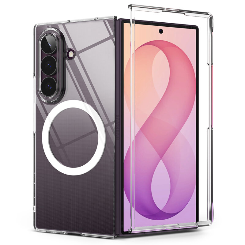 Husa Samsung Galaxy Z Fold8 Ultra Ringke Slim Magnetic, transparenta