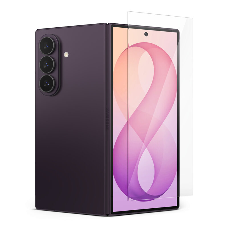 [Pachet 2x] Folie sticla Samsung Galaxy Z Fold8 Ultra Ringke Cover Display Easy Slide Tempered Glass, transparenta