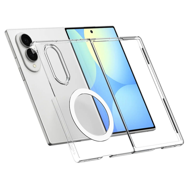 Husa Samsung Galaxy Z Fold8 Spigen Air Skin MagSafe, transparenta