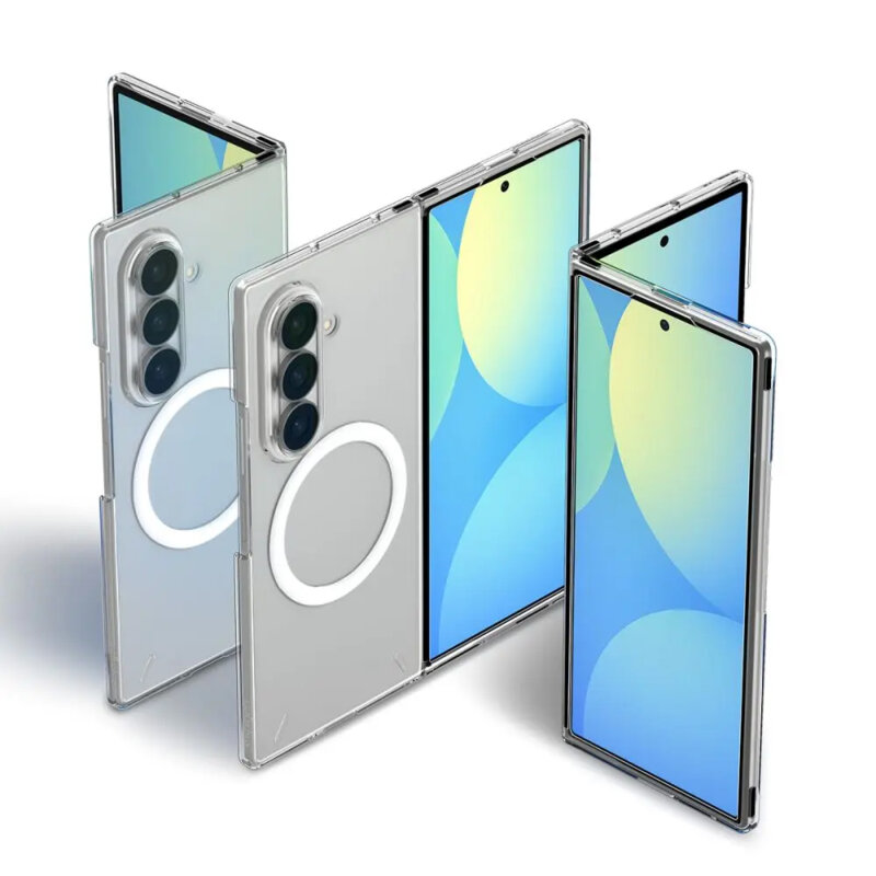 Husa Samsung Galaxy Z Fold8 Ultra Spigen Air Skin MagSafe, transparenta