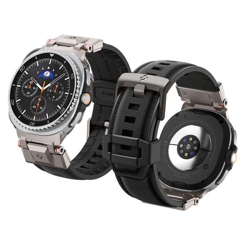 Curea Samsung Galaxy Watch8 44mm Spigen DuraPro Armor, negru