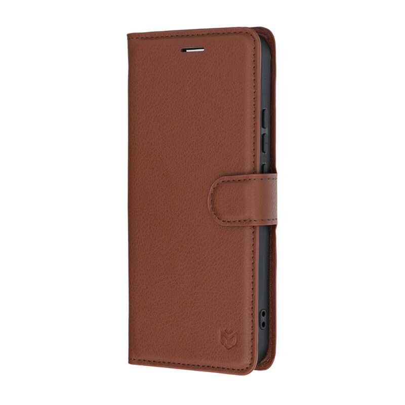 Husa Realme 16 5G Techsuit Leather Folio, maro