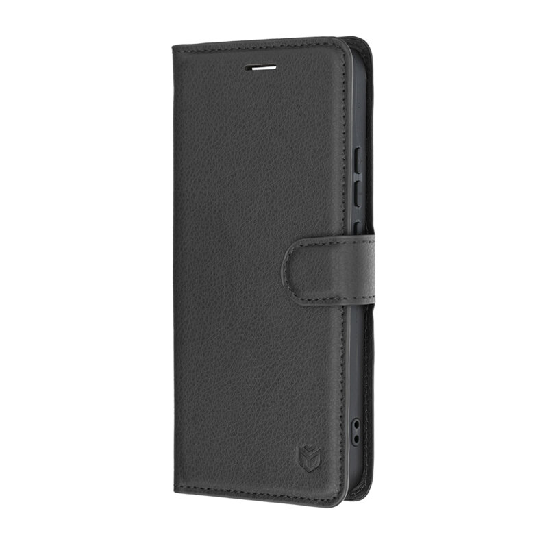 Husa Realme 16 5G Techsuit Leather Folio, negru
