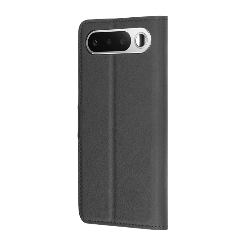 Husa Realme 16 5G Techsuit Leather Folio, negru