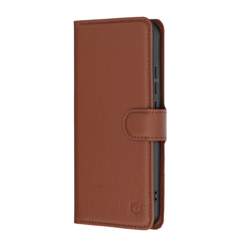 Husa Oppo Reno16 F Techsuit Leather Folio, maro