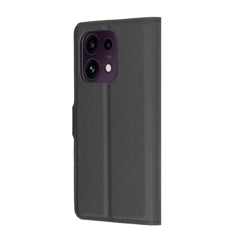 Husa Oppo Reno16 F Techsuit Leather Folio, negru