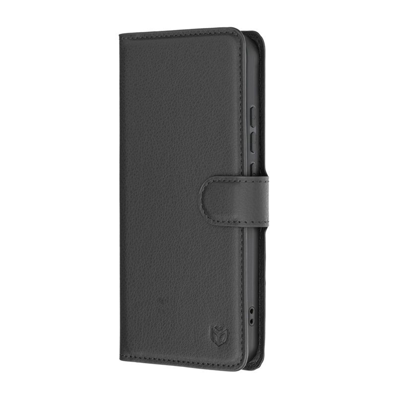 Husa Oppo Reno16 FS Techsuit Leather Folio, negru