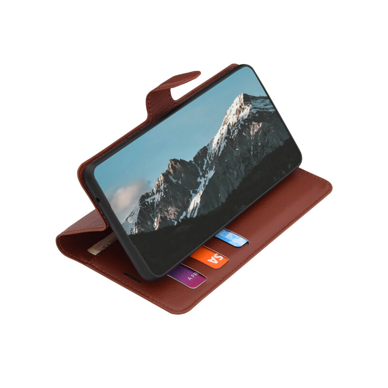 Husa Samsung Galaxy S25 FE Techsuit Leather Folio, maro