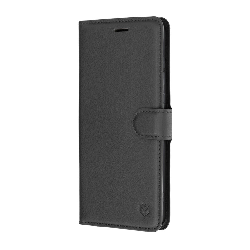 Husa Samsung Galaxy S25 FE Techsuit Leather Folio, negru