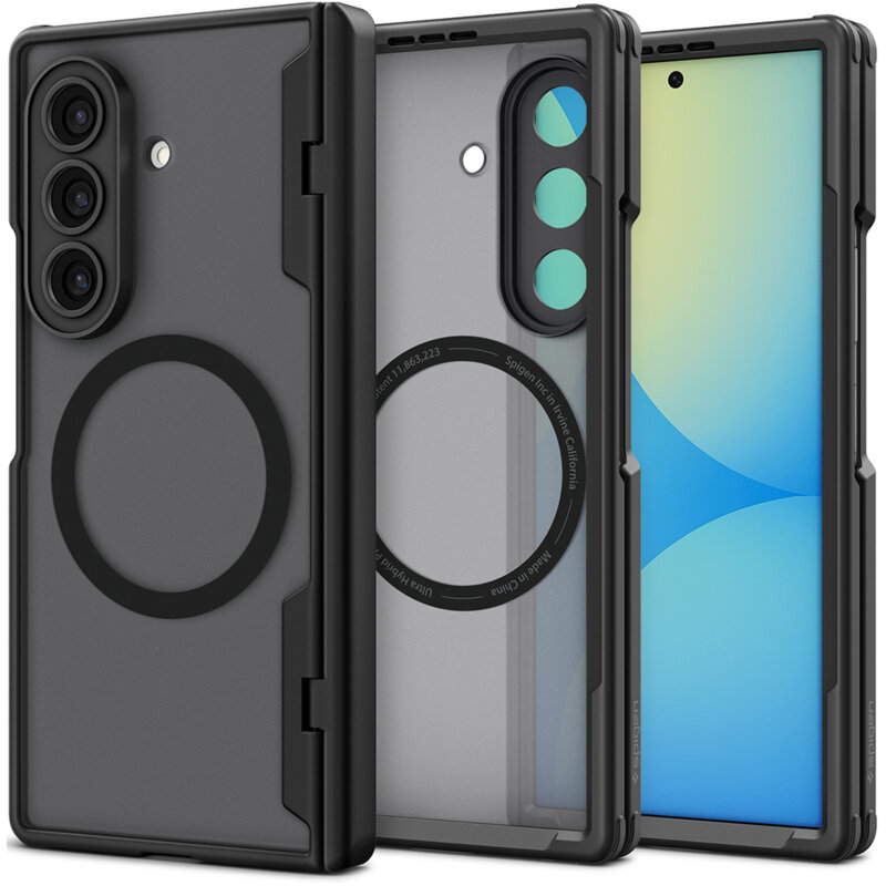 Husa Samsung Galaxy Z Fold8 Ultra Spigen Ultra Hybrid Pro MagSafe, cenusiu