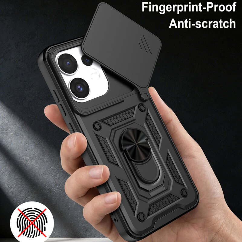 Husa Oppo Reno16 Pro protectie camera Techsuit CamShield Series, verde