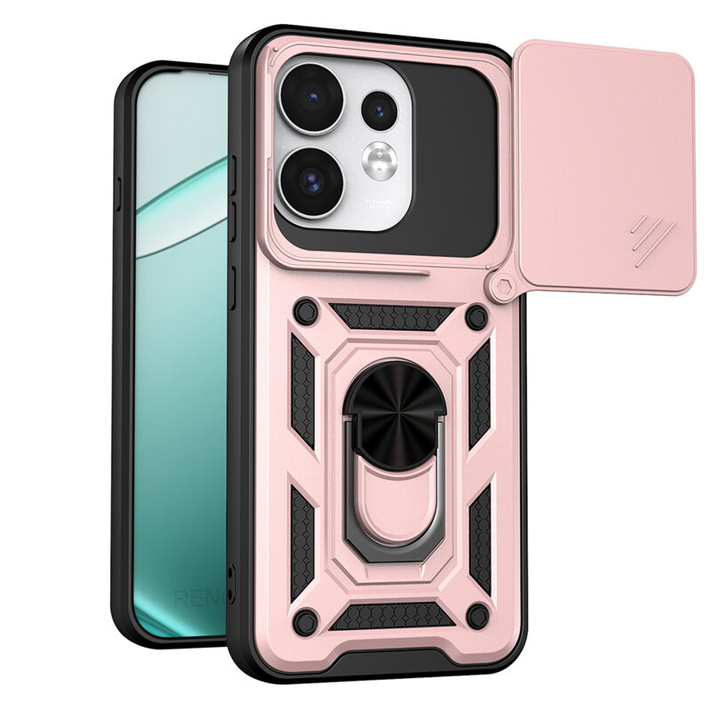 Husa Oppo Reno16 protectie camera Techsuit CamShield Series, roz